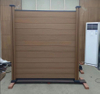 Wood Plastic Composite WPC Privacy Fence Custom Fence Windbreak Fencing Mesh
