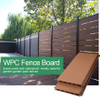 Durable Weather-Resistant DIY Fence WPC Hot Sale Vila Outdoor WPC Fence Water Proof Fence