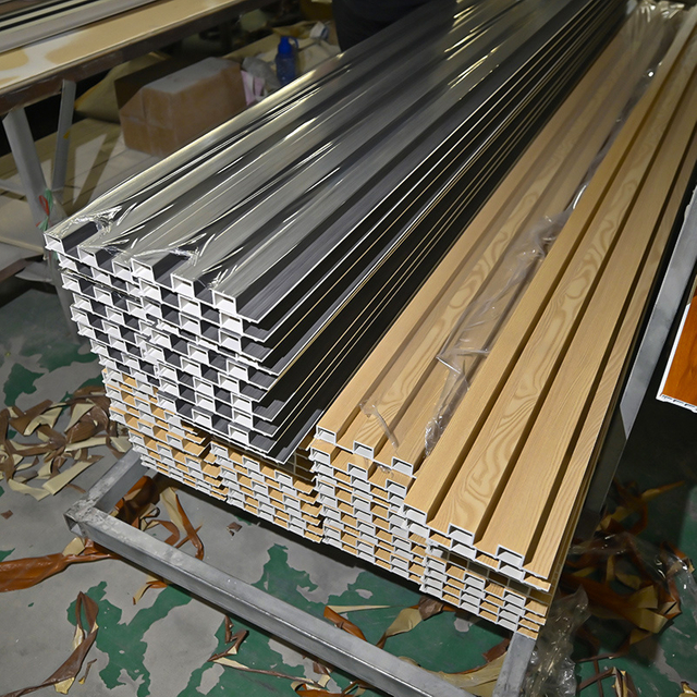 Chic WPC Slat Panels for Your Modern Living Space