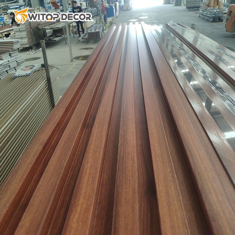 WPC Fluted Panel with Sound Insulation and Thermal Insulation Properties