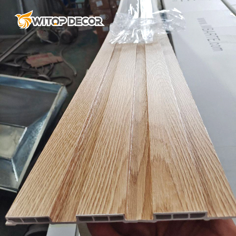 WPC Plank Panels for a Linear and Contemporary Wall Look