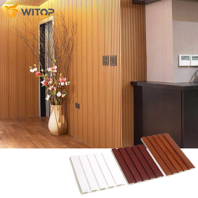 China Wholesale Morden Design Anti-UV Cladding Board Easy Installation Wood Grain Wood Plastic Composite WPC Wall Panel