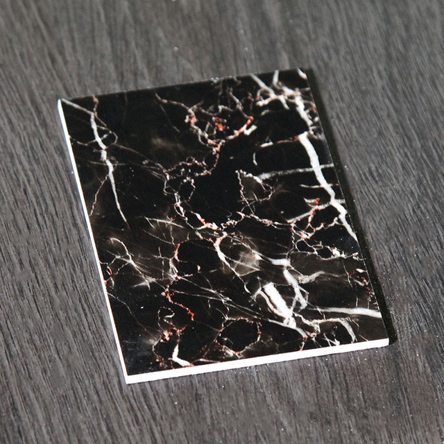 Waterproof Fireproof UV PVC Mable Sheet for Indoor Wall Decoration