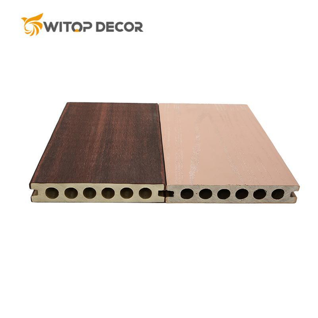 Fire Proof Brown Decking Wood Plastic Composite Wood Deckings Flooring