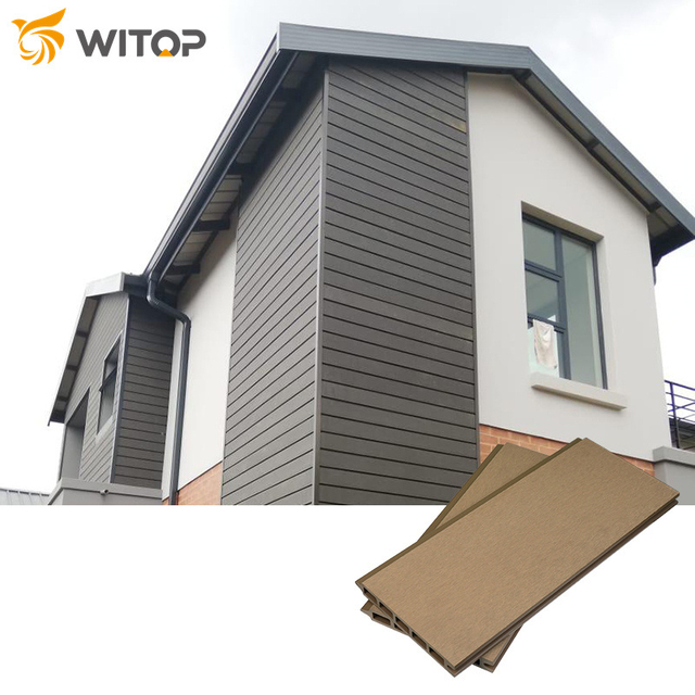 China Wholesale Wood Facade Co-Extrusion Exterior WPC Wall Panels Decorative Wood Plastic Composite WPC Wall Board