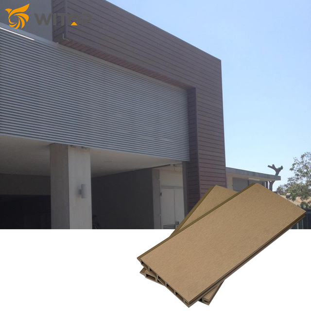 Witop Decor Waterproof Low Maintenance/WPC Engineered Outdoor Wall Cladding/Wood Grain WPC Wall Panel