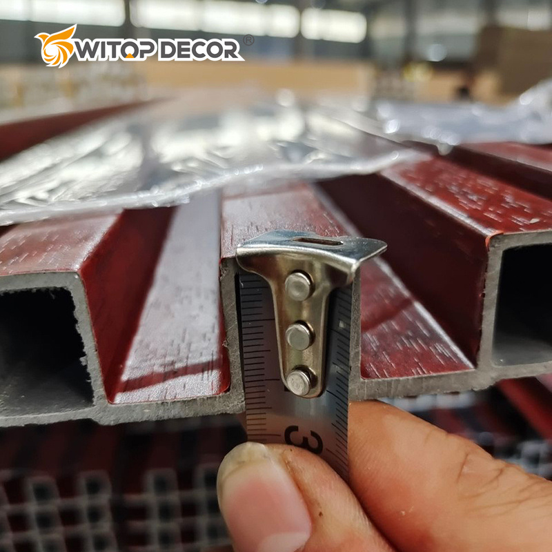 PVC Ceiling Exterior Wall Decorative Cladding Wood Interior WPC Coating Panel