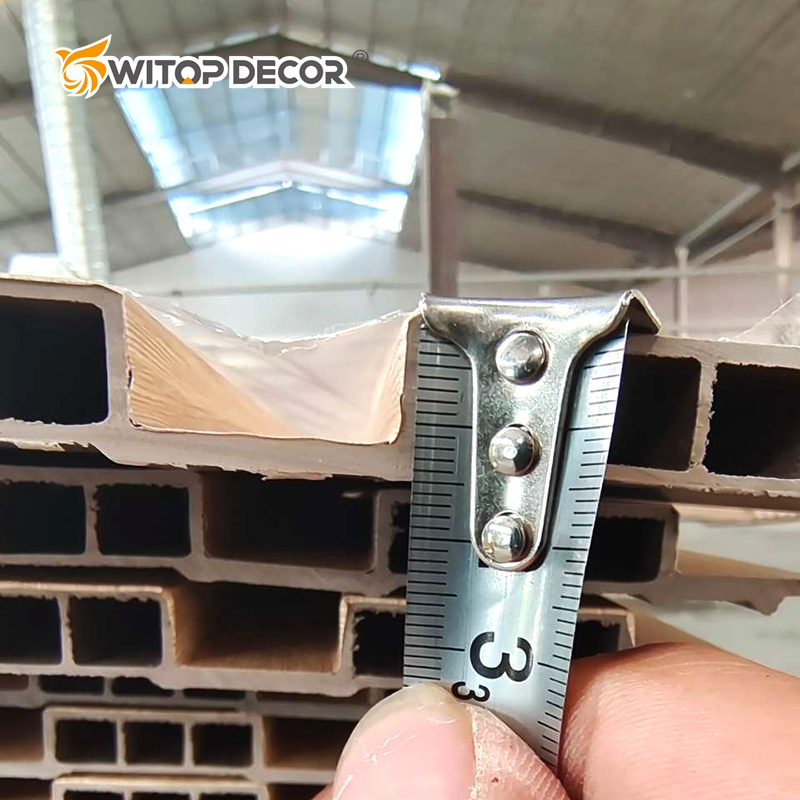Waterproof Wood Plastic Composite WPC Wall Panel for Interior Decorative