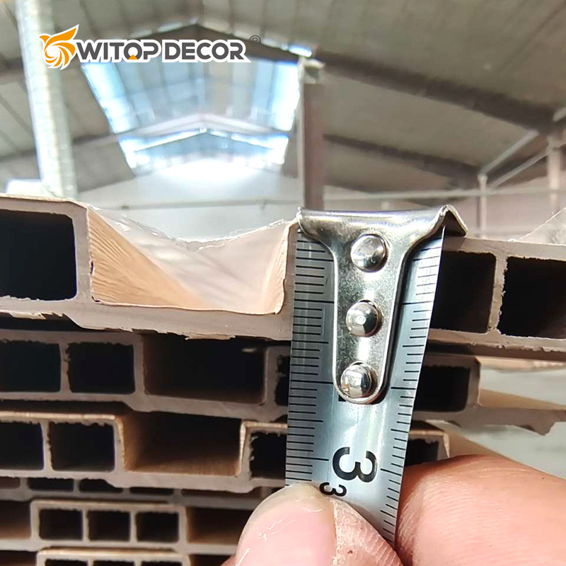 Waterproof Wood Plastic Composite WPC Wall Panel for Interior Decorative