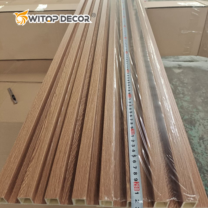 Interior Wooden WPC Wall Cladding Panel for Ceiling and Wall Decoration