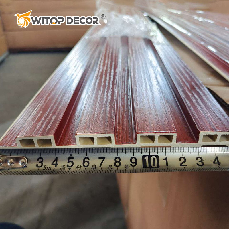 Factory Manufacture Fireproof Waterproof 3D WPC Wall Panel Decorative WPC Cladding