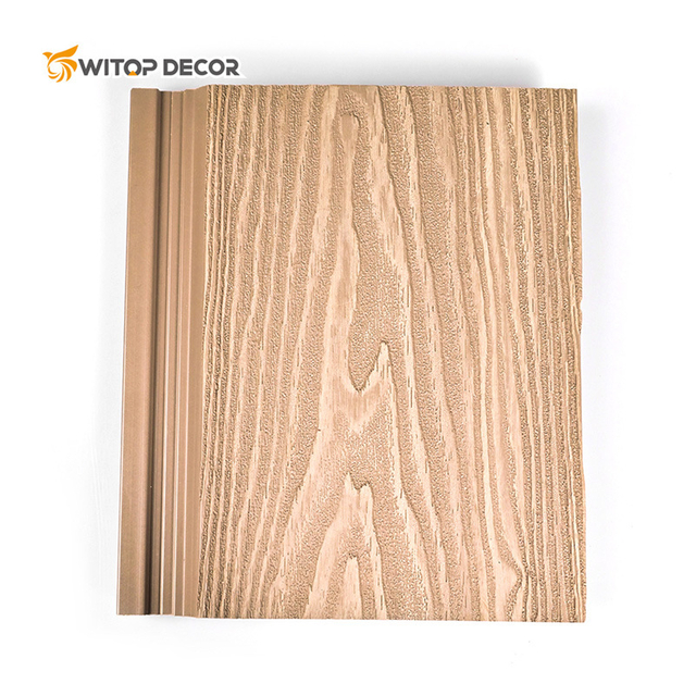 Exterior Fluted Panel WPC Wall Panel Waterproof Outdoor Cladding
