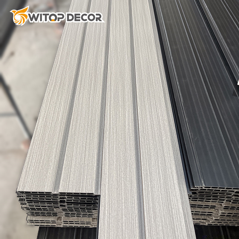 Rotating Solid Wood Plastic Composite Wall Panel WPC Panel