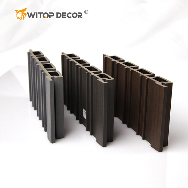 Exterior Waterproof WPC Wall Panel Decorative Plastic Wall Cladding