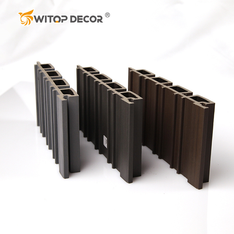 Exterior Waterproof WPC Wall Panel Decorative Plastic Wall Cladding