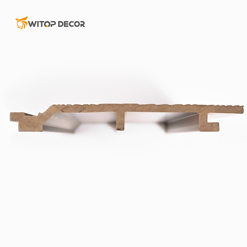 Exterior Decoration Wood Plastic Composite WPC Wall Cladding