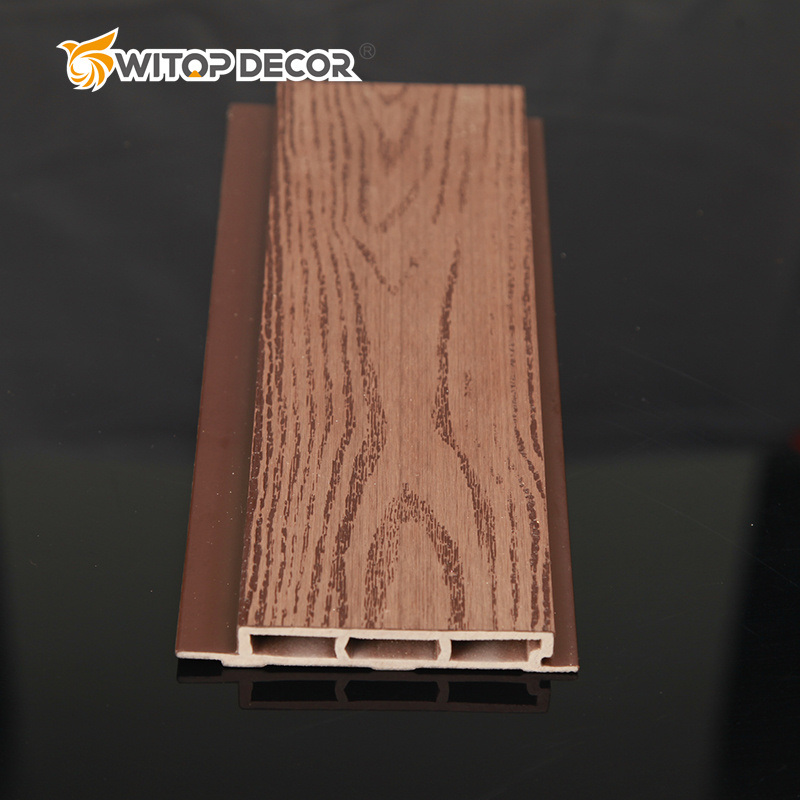 Exterior WPC Fluted Shuttered Blind Outside Wall Cladding Panel