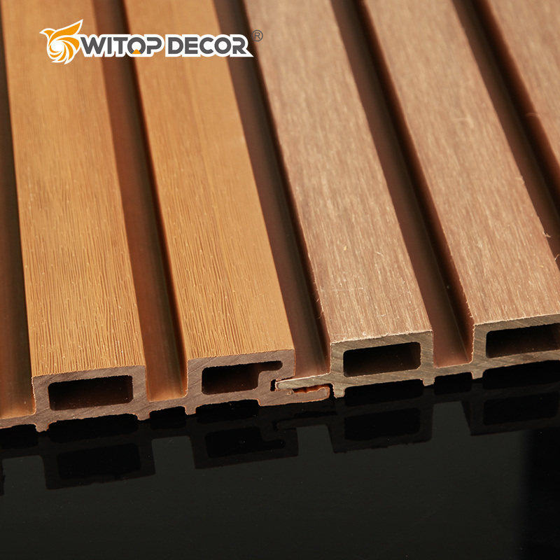Factory Wholesale Price Fluted Wall Panel WPC Exterior Cladding
