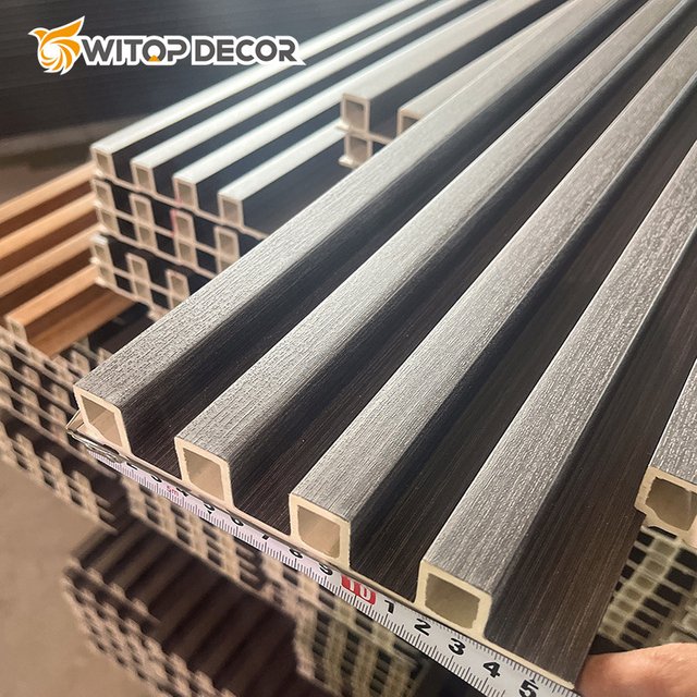 Factory Wholesale Waterproof Wood Grain WPC Wall Panel