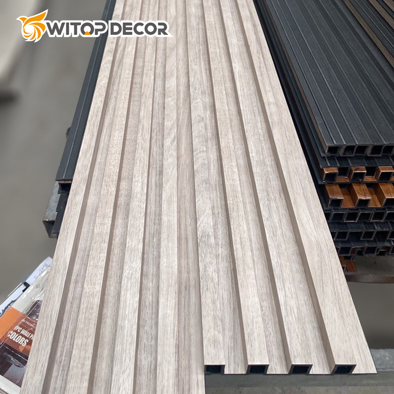 Dark Grey High Quality WPC Indoor Wall Panel