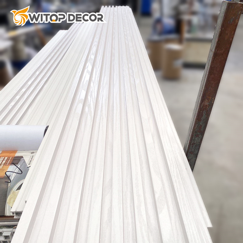 Wood Grain Laminated Decorative Indoor WPC Wall Panel