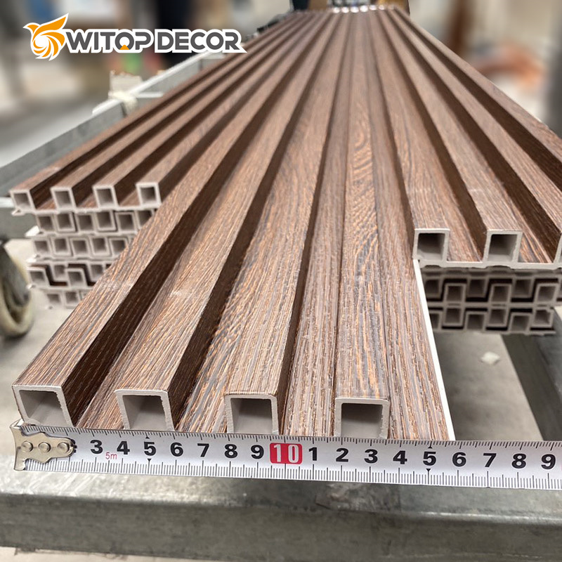 Indoor Decoration Wooden Plastic Composite WPC Wall Panel