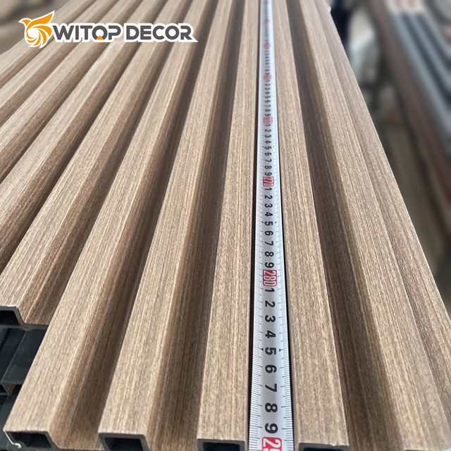 Hollow Wood 3D Design Wall Boards WPC Wall Panel