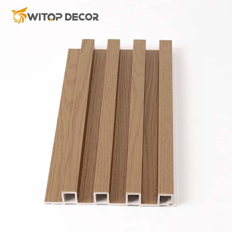 Factory Price Interior Decoration WPC Fluted Wall Panel for Living Room