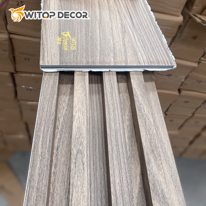 WPC Fluted Wall Panel Board Interior Creative Wall Panel Design
