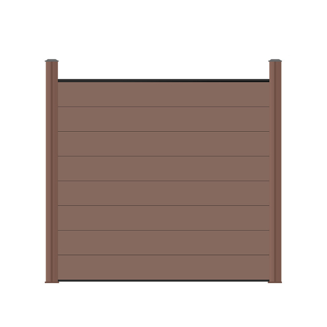 Fire-Proof WPC Garden Private Fence with Certifications