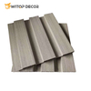 Easy Installation Wood Grain WPC Wall Panel for Interior Decoration