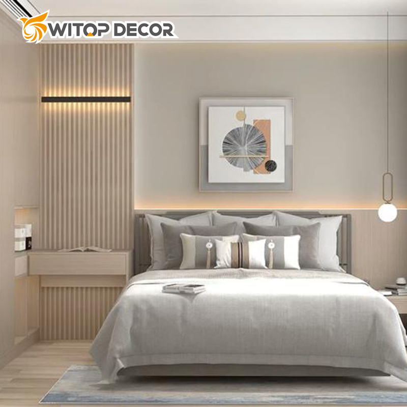 Easy Install Bamboo Charcoal Decoration Factory Wood Veneer Charcoal Panel