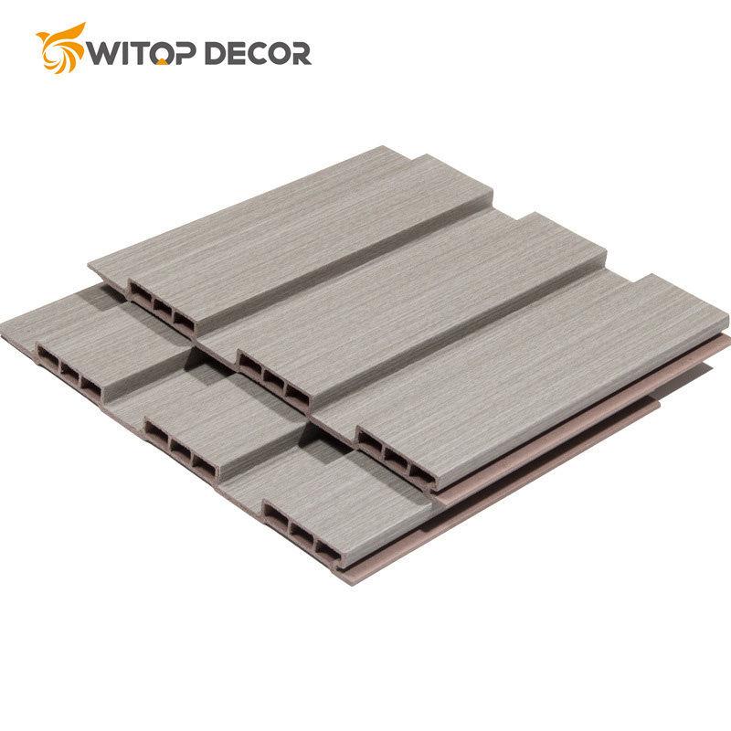 Waterproof and Fireproof Wood Composite Plastic Interior Fluted WPC Wall Panel