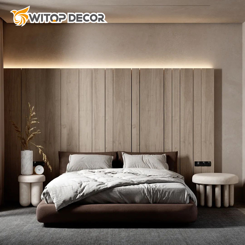 Mirror High Gloss Bamboo Veneer Board Good Price Bamboo Charcoal Decoration Factory