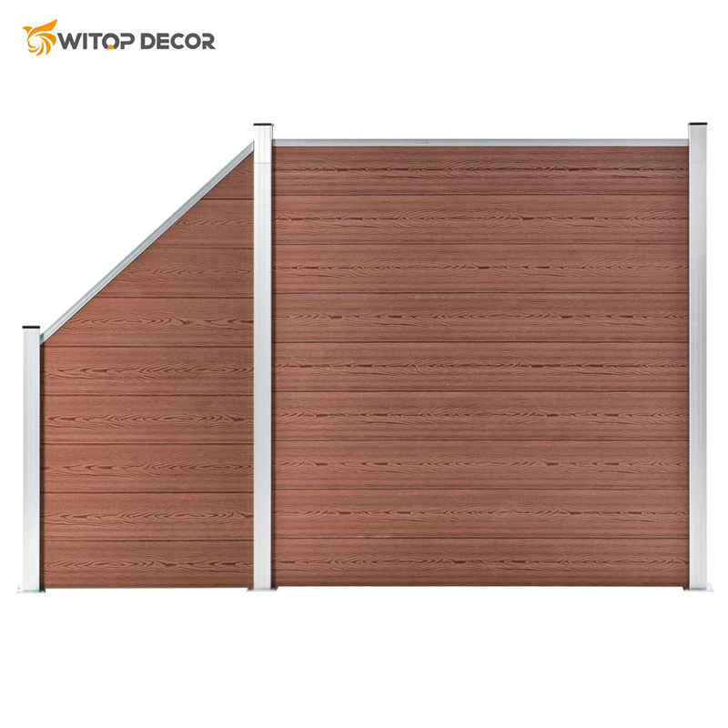 Eco Garden WPC Composite Wood Decorative Panel Fence