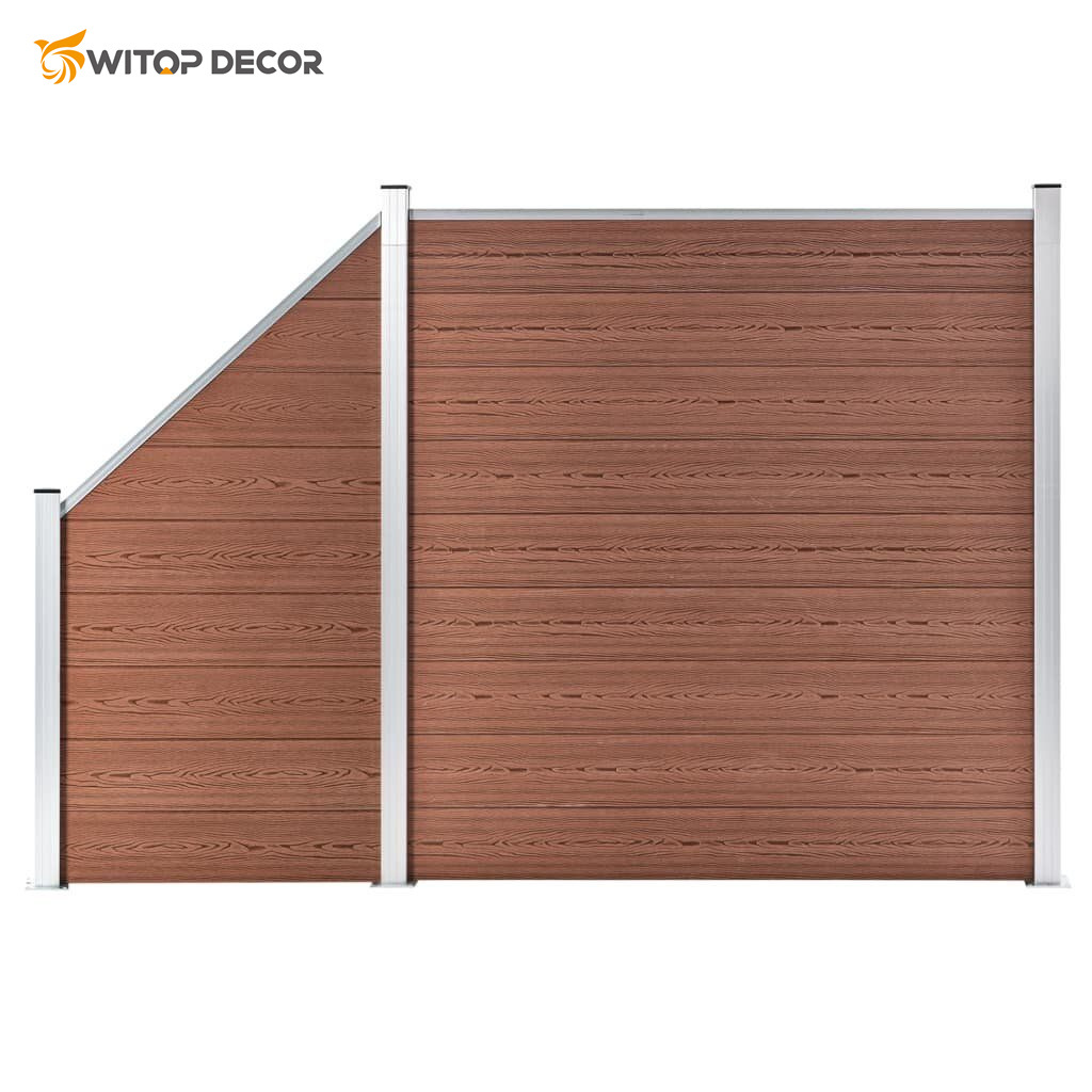 Eco Garden WPC Composite Wood Decorative Panel Fence