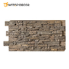 Exterior Polyurethane PU Faux Stone Wall Siding Panel