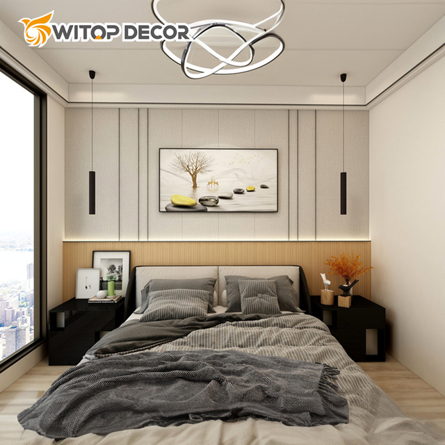 Witop WPC Bamboo Charcoal PVC Wall Board