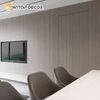 Pet Marbled Bamboo Charcoal Fiber Flat Wall Panel WPC Wood Veneer Wall Panel PVC Foam Board