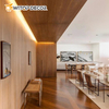 5mm Waterproof Bamboo Fiber Wood Veneer Wall Board Wood Fiber Wall Panel