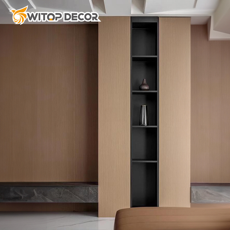 China Wholesale WPC Wall Panel Bamboo Charcoal Board Wood Veneer Charcoal Panel for Interior House Decoration