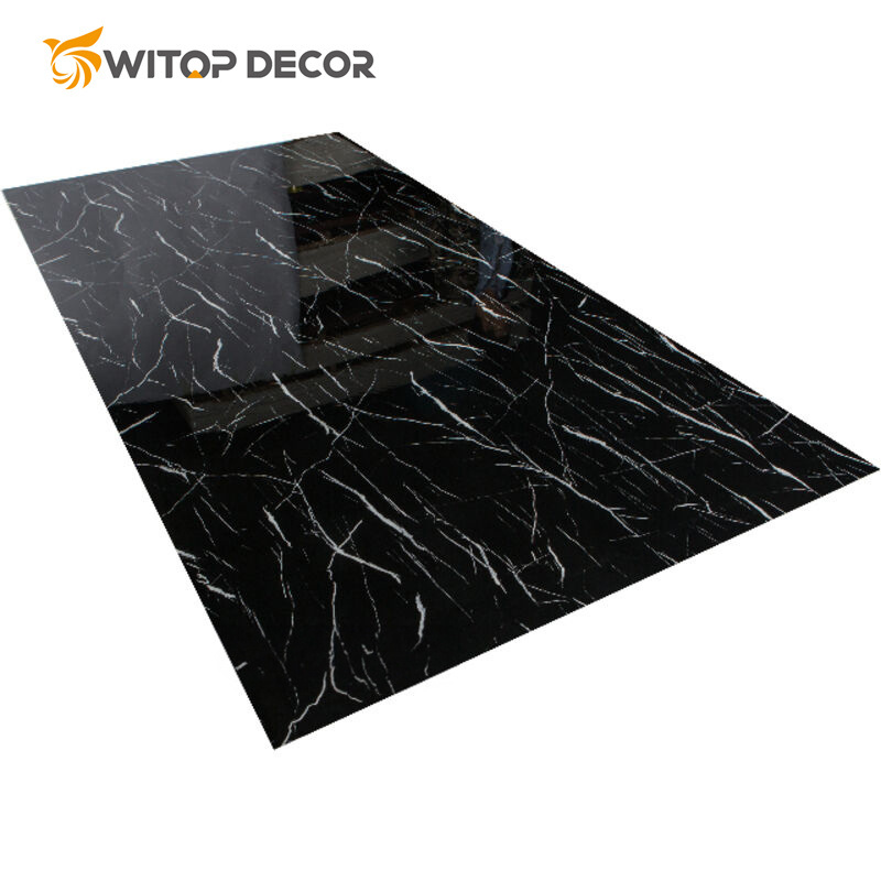 High Glossy Marble Plastic UV Board PVC Decorative Sheet
