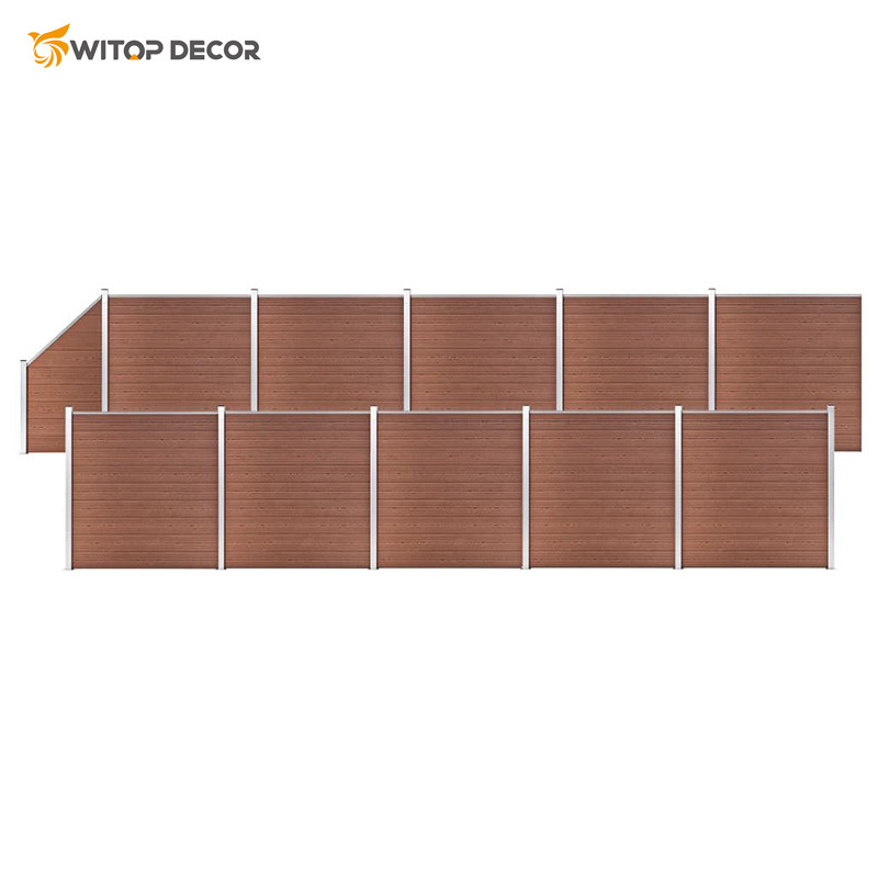WPC Pattern Fence Extrusion Building Material UV Protection