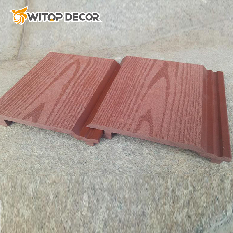 Waterproof Plastic Composite Exterior Wall Panel WPC Wall Panel Outdoor Wall Panel Cladding