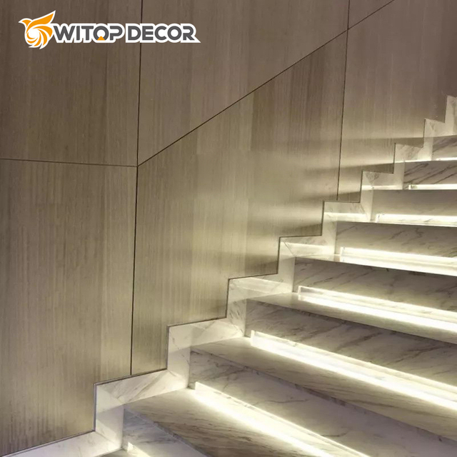 WPC Wood Veneer Wall Panel for Building Material