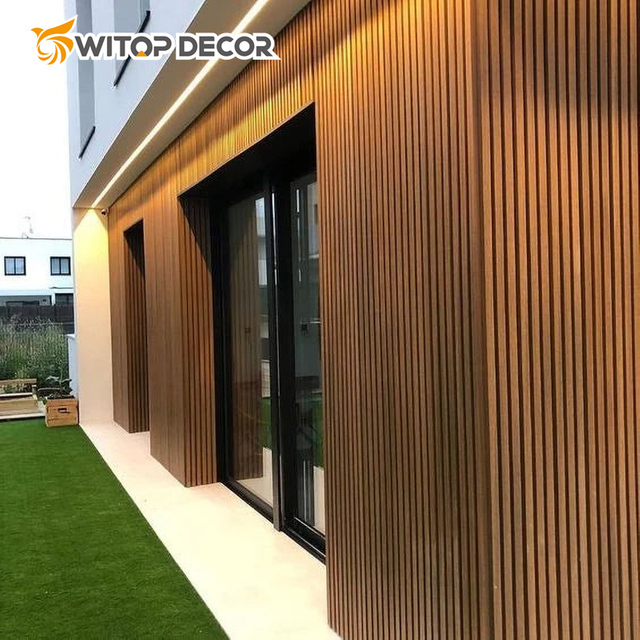Lowest Price Fire Proof Wood Plastic Composite Outdoor WPC Wall Cladding Facade
