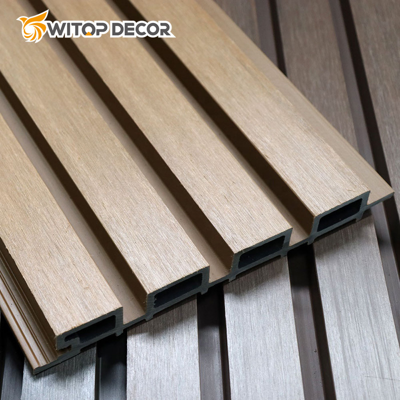 Manufacture Wholesale Cheap WPC Wall Panel Wood Plastic Wall Covering Exterior Cladding