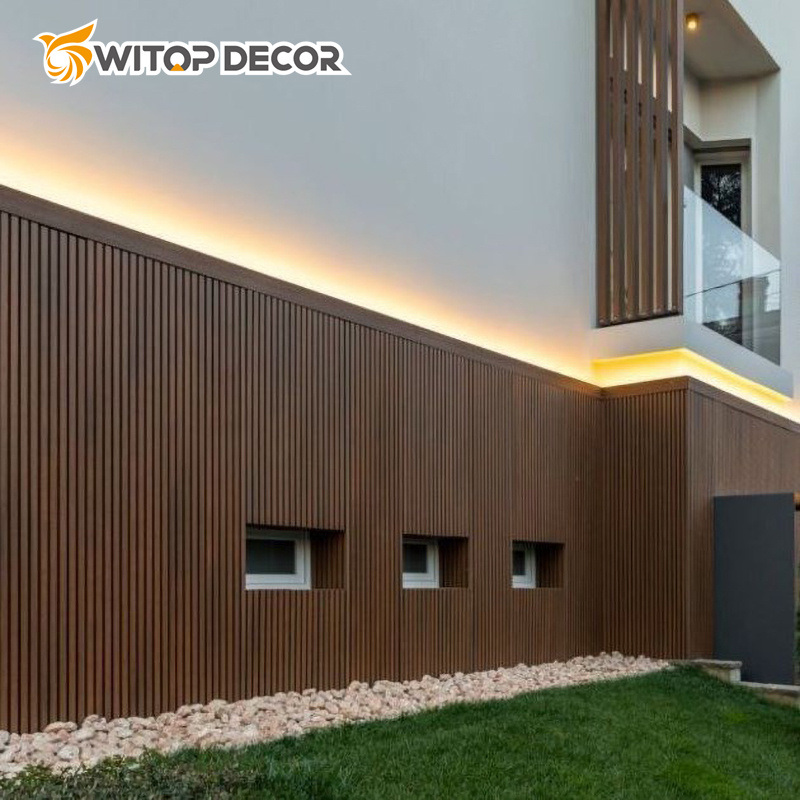 Outer Wall Cladding WPC Wall Cladding Fasade Panel Wall Cladding