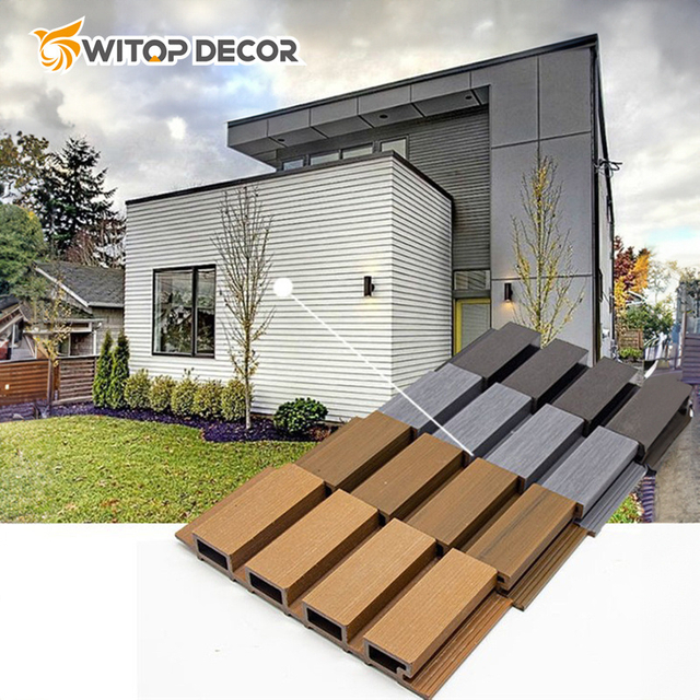 Laminated Hotel Office Villa Eco Luxury WPC Wall Cladding Wall Panel