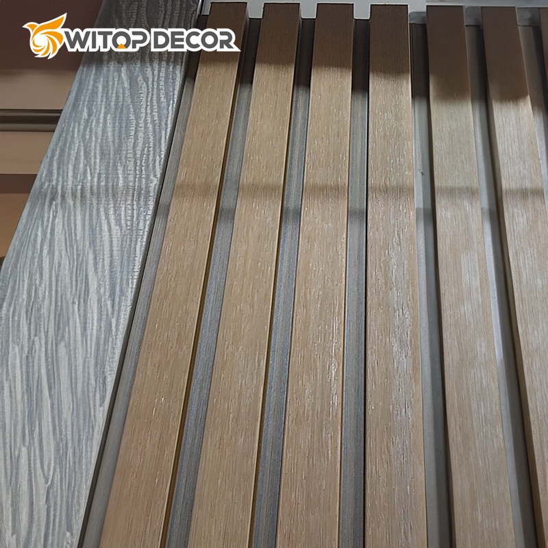 High Quality Bevel Eco Wood Luxury Back TV Natural 4X8 Clad Wall Paneling WPC Wall Panel Cladding